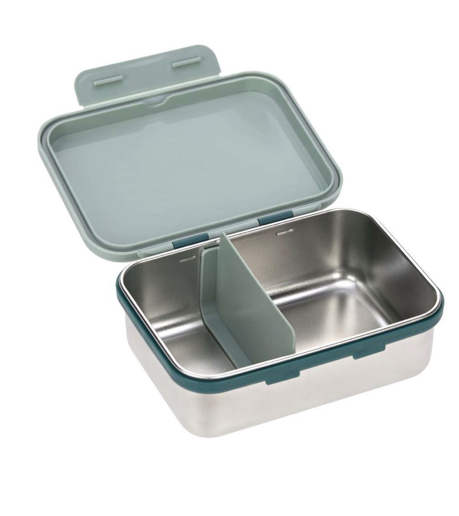 Jausenbox mit Unterteilung Edelstahl